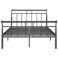 Bedframe metaal zwart 120x200 cm - thumbnail