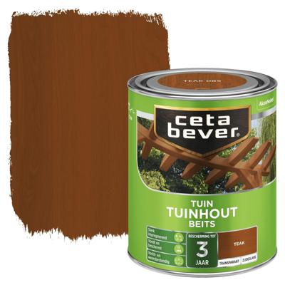 Cetabever Tuinhout Beits Transparant Zijdeglans - Teak