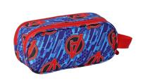 Pennenetui met 2 vakken The Avengers Rood Donkerblauw 21 x 8 x 6 cm 3D - thumbnail