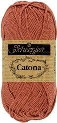 Scheepjes Catona 25g - 504 Brick Red - Haakgaren / Breigaren