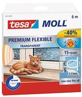 tesa PREMIUM FLEXIBLE 05417-00200-02 Afdichtingstape tesamoll Transparant (l x b) 6 m x 9 mm 1 stuk(s) - thumbnail
