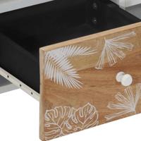 Tv-meubel 100x33,5x46 cm massief mangohout - thumbnail