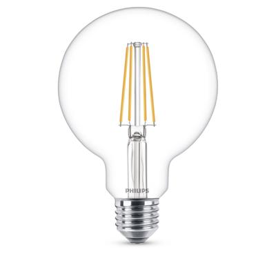 Philips LED 929001387901 LED Energielabel E (A - G) E27 Globe 7 W = 60 W Warmwit (Ø x l) 95 mm x 140 mm Filament / Retro-LED 1 stuk(s)