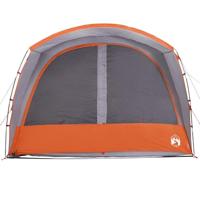 VidaXL Autotent 4-persoons waterdicht grijs en oranje - thumbnail