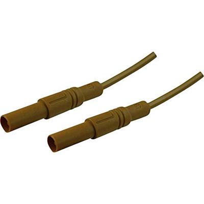 SKS Hirschmann MLS GG 200/2,5 Veiligheidsmeetsnoer Banaanstekker 4 mm Banaanstekker 4 mm 2.00 m Bruin 1 stuk(s) SKS Hirschmann MLS GG 200/2,5 Veiligheidsmeetsnoer Banaanstekker 4 mm Banaanstekker 4 mm 2.00 m Bruin 1 stuk(s)