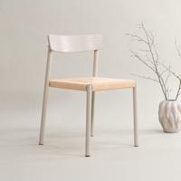 Nohr Eetkamerstoel 'Tyeesha' Rattan, kleur Beige - thumbnail