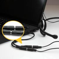 StarTech.com Headset Adapter voor Headsets met aparte Koptelefoon-/Microfoonstekkers - 3,5 mm 1x 4-polig naar 1x 3-polig en 1x 2-polig 3,5 mm - M/F (MUYHSMFF) - thumbnail
