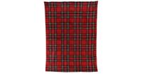 Plaid polyester flanel ruit 150x200cm - thumbnail