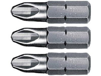 Wiha 07856 Kruis-bit PH 2 Chroom-vanadium staal Gehard C 6.3 3 stuk(s)