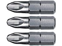 Wiha 07856 Kruis-bit PH 2 Chroom-vanadium staal Gehard C 6.3 3 stuk(s) - thumbnail