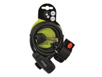 Dresco 5250206 fietsslot Zwart 1500 mm Kabelslot - thumbnail