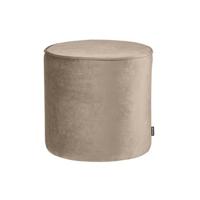 WOOOD Poef 'Sara' Hoog, Velvet, kleur Khaki - thumbnail