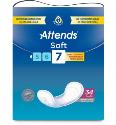 Attends Inlegger soft 7 34 Stuks Attends Inlegger soft 7 34 Stuks