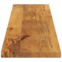 Tafelblad rechthoekig 140x30x2,5 cm massief mangohout - thumbnail