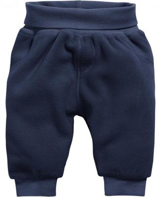 Playshoes Schnizler babybroekje fleece Blauw Melange-68