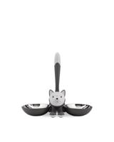 Alessi Tigrito Kattenvoerbak grijs 55cl - thumbnail