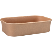 Depa Bak | Karton + PP | 500ml | maaltijdcontainer | 169x117x41mm | bruin | 300 stuks - thumbnail