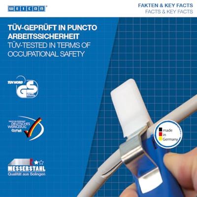 WEICON TOOLS 10012844 4-28 H Draadstripmes Geschikt voor: Ronde kabel 4 tot 28 mm