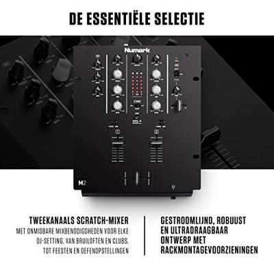 Numark M2 Total Black 2-kanaals scratch mixer