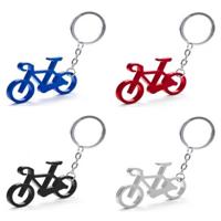 Sleutelhanger fiets, aluminium. sorti kleur - thumbnail
