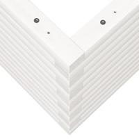 VidaXL Plantenbak 110x40x45,5 cm massief grenenhout wit - thumbnail