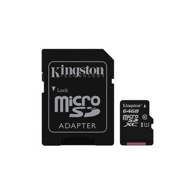Kingston Canvas Select Plus micro SDXC 64 GB geheugenkaart + adapter - thumbnail