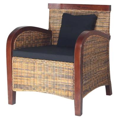 Fauteuil handgeweven rattan Fauteuil handgeweven rattan