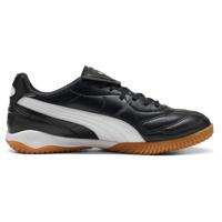 PUMA King Liga Zaalvoetbalschoenen (IN) Zwart Wit Zilver - thumbnail