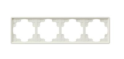 Gira afdekraam 4-voudig zuiverwit