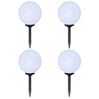 VidaXL Tuinpadlampen 4 st met grondpin led 30 cm - thumbnail