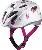 Olympic Sportswear Alpina sports kinderhelm ximo white hearts 49-54 glans - thumbnail