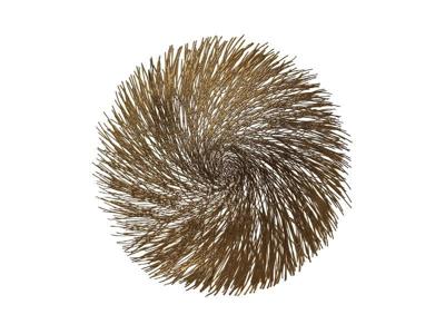 Placemat clara d38 cm koper Unique Living - Unique living