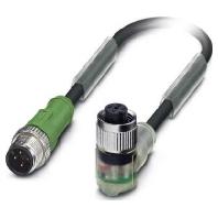 Phoenix Contact 1668519 Sensor/actuator connector, geassembleerd M12 Aantal polen (sensoren): 4 Stekker, recht, Bus, haaks 30.00 cm 1 stuk(s) Piece - thumbnail