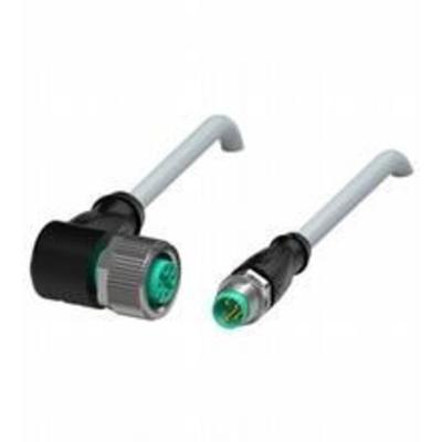 Pepperl+Fuchs 243088 Sensor/actuator connector, geassembleerd Aantal polen (sensoren): 4, 4 0.6 m 1 stuk(s)