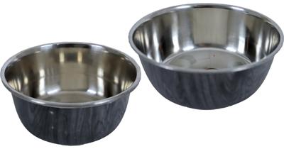 Eetbak hond RVS deco grijs 950 ml Eet-en-drinkbakken-hond Gebr. de Boon - Gebr de boon