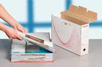 Archiefdoos Esselte standaard 100mm 352x250 wit | 25 stuks - thumbnail