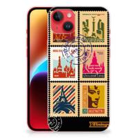 iPhone 14 Plus | Silliconen Back Cover | Postzegels - thumbnail