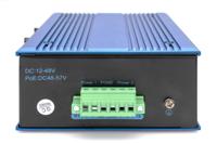DIGITUS PoE netwerkswitch - 9-poorts Gigabit Ethernet - 8x RJ45 + 1x SFP-poort - Unmanaged - 10/100/1000 Mbps - DIN rail & wandmontage - IP40 - industriële serie - Blauw - thumbnail