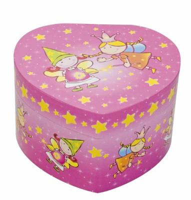 Simply For Kids houten juwelendoosje hartvorm met muziek en ballerina