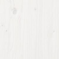Bedframe zonder matras massief grenenhout wit 150x200 cm - thumbnail