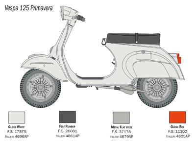Italeri 1/9 Vespa 125 Primavera