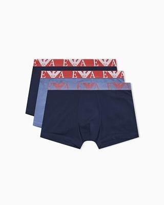 Armani boxershorts 3-pack Emporio Armani blauw