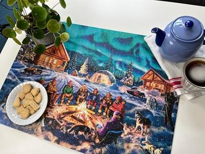 A Night of Northern Lights Puzzel 1000 Stukjes