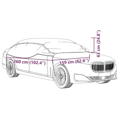 Autohoes half met haken M zilverkleurig Autohoes half met haken M zilverkleurig