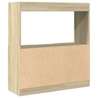 Hoge kast 92x33x100 cm bewerkt hout sonoma eikenkleurig - thumbnail