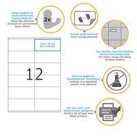Etiket herma power 10908 105x48mm wit 300stuks - thumbnail