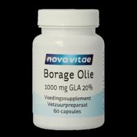 Nova Vitae Borage olie 1000mg GLA 20% 60 Capsules - thumbnail