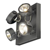SLV Richtbare spotsKalu Led 4-lichts - 4x60w antraciet - 1000135 - thumbnail