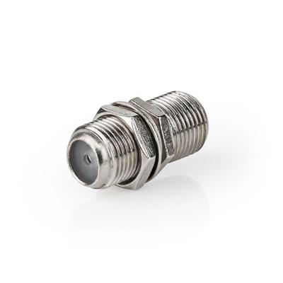Nedis CSGP41939ME Coax-adapter F F-connector Female - F-connector Female Zilver