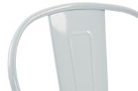 Stoel DKD Home Decor Wit Metaal 53 x 45 x 85 cm - thumbnail